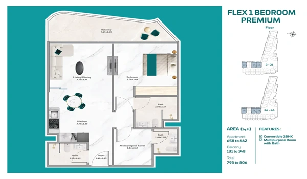 Danube Breez Floor Plan